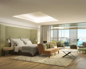 Luxurious Bvlgari Marina Loft interior design with elegant furniture and stunning views.