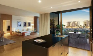 Luxurious Bvlgari Marina Loft interior design with elegant furniture and stunning views.