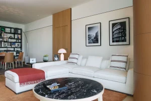 Luxurious Bvlgari Marina Loft interior design with elegant furniture and stunning views.